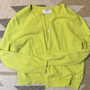 Old Navy Lime Green Sweater